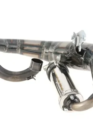 22071000 - Marmitta racing JL KRP3 "Curly" per Lambretta 125 LI/LIS/DL/GP/150 LI/LIS/SX/DL/GP/175 TV 2°-3°/200 TV/SX/DL/GP | Solo oggi