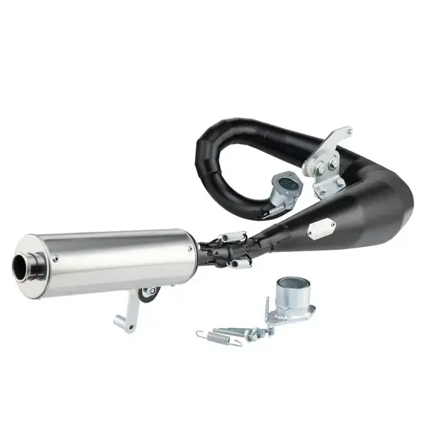 2207300S - Marmitta racing JL KRP3 "Fast Road" Bolt-On per Lambretta 125 LI/LIS/DL/GP/150 LI/LIS/SX/DL/GP/175 TV 2°-3°/200 TV/SX/DL/GP | Prezzo conveniente