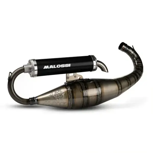 M3219161 - Marmitta racing MALOSSI MHR Team 3 per 70cc "Flange Mount" per GILERA/PIAGGIO 50ccm 2T LC | Ultime unità