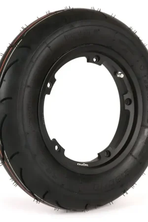 Acquista ora | BGM35010SLKB - BGM Sport Ruota completa (pneumatico montato sul cerchio pronto per la guida) senza camera d‘aria, Vespa - 3.50 - 10 pollici TL 59S (rinforzato) - cerchio 2.10-10 nero