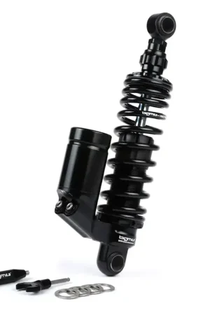 Acquista dal produttore | BGM7772RT - BGM PRO COMPETITION RT H/L Ammortizzatore posteriore 300-310mm- Lambretta LI, LIS, SX, TV, DL, GP - nero
