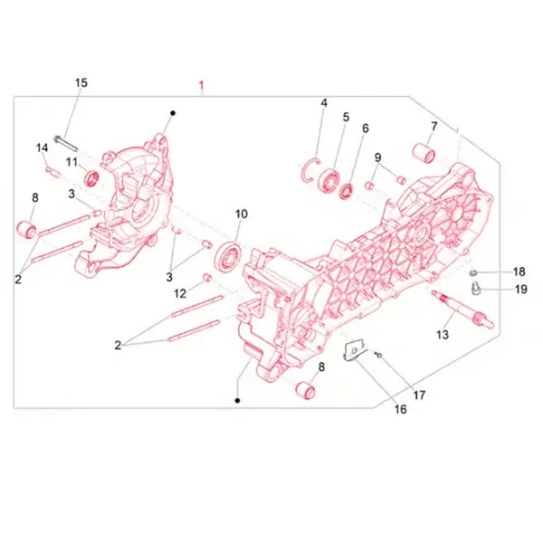 Solo per poco tempo | PI009077 - Carter PIAGGIO per PIAGGIO ZIP II 50ccm 3V 4T iGet