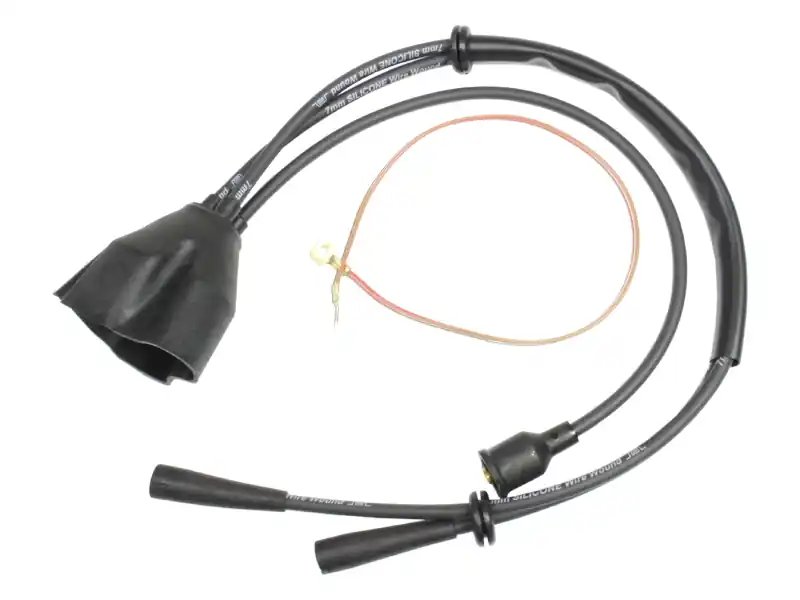 Sconto extra | Cavi Candela Neri (Set 4 pz) per Fiat 126 d‘Epoca