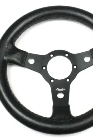 Volante Ø 310 mm NIBBIO PU con raggi neri per Fiat 500, 600, 126, 124, 850, Panda 141 d‘Epoca - Qualità eccellente