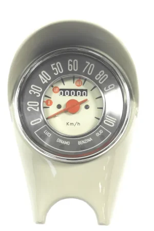 Tachimetro Beige 110 KM Rigenerato per Fiat 500 D d‘Epoca - Grande sconto
