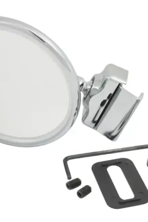 Acquista online - Specchietto Esterno rotondo a morsetto Ø 102 mm per Fiat 500 F/L/R, 126/p/Maluch/BIS d‘Epoca