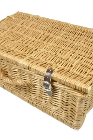 Valigia Paglia 48 x 30 x 15 cm per Fiat 500, 600, 126, Topolino, 124, 850, Panda 141 d‘Epoca | Offerta lampo