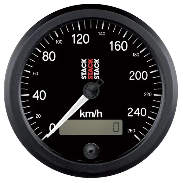 Tachimetro Stack 0-260km/h Nero - Consigliato
