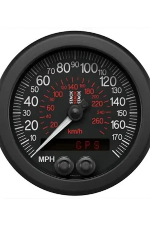 Acquista oggi | Tachimetro GPS Stack 88mm nero 0-180mph e 290km/ora