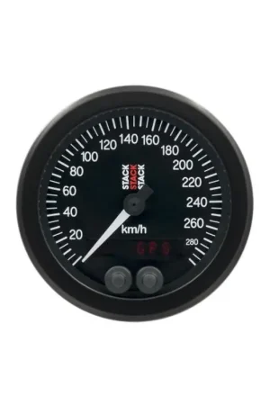 Tachimetro GPS Stack 0-290km/h diametro 88mm nero - Preferito dai clienti