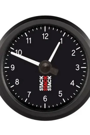 Orologio Stack Analogico Fondo Nero Mano | Scelta dei clienti