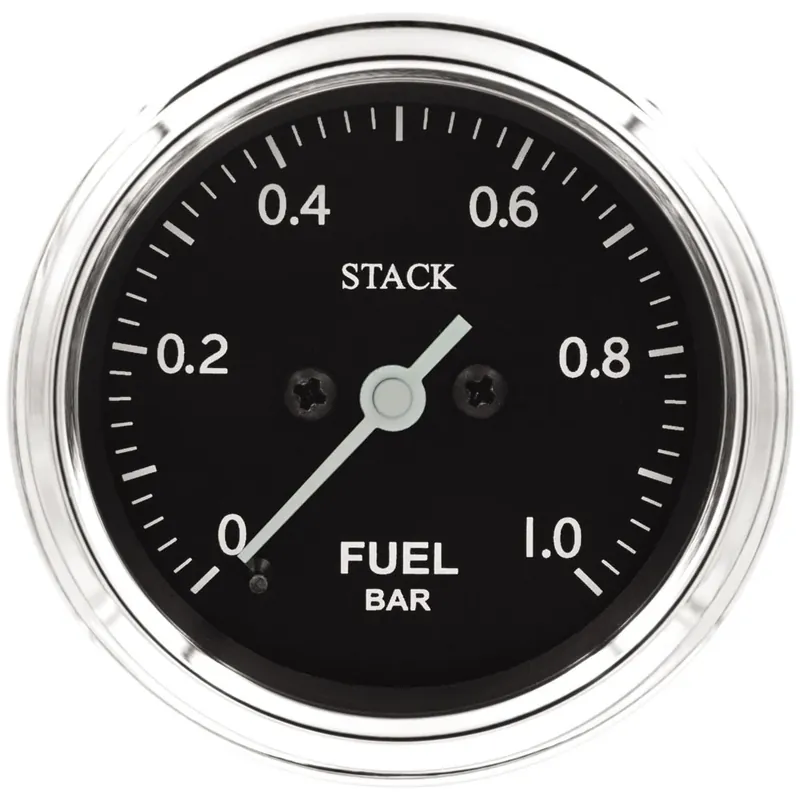 Manometro Stack Classic 52mm pressione benzina 0-1b elettrico - Tra i più amati