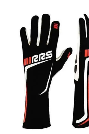 Guanti pilota RRS GRIP 2 FIA 8856-2018 - nero rosso - Di tendenza