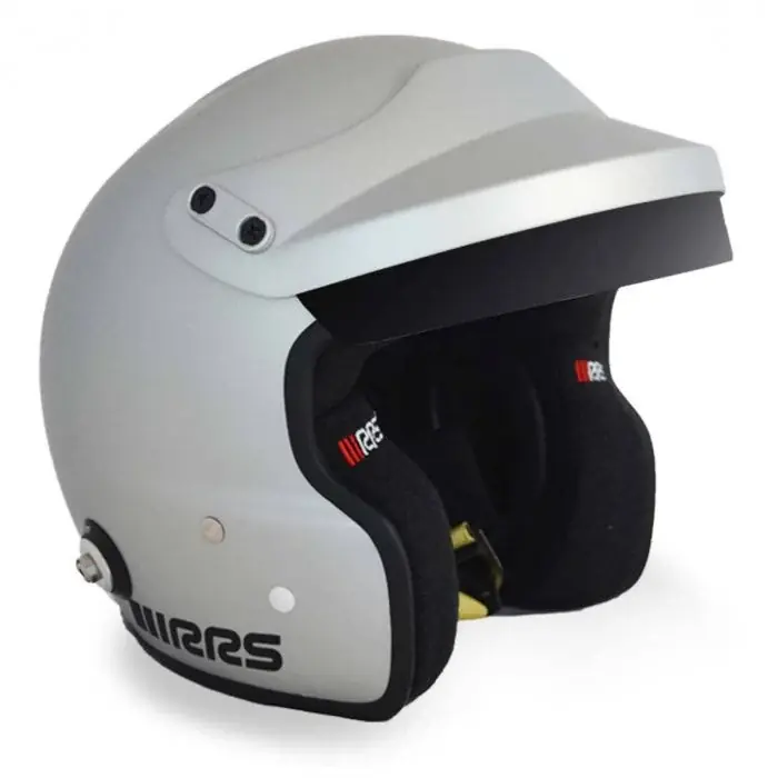 Ultimo arrivo - Casco jet RRS PROTECT FIA 2015 SNELL 2020 - grigio con Hans