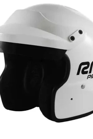 Casco jet RRS PROTECT FIA 2015 SNELL 2020 - bianco con Hans | Consegna rapida