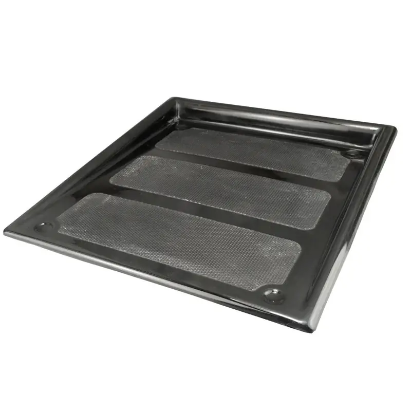 Saldi | Poggiapiedi Pilota Nero GRP OBP 405x440mm