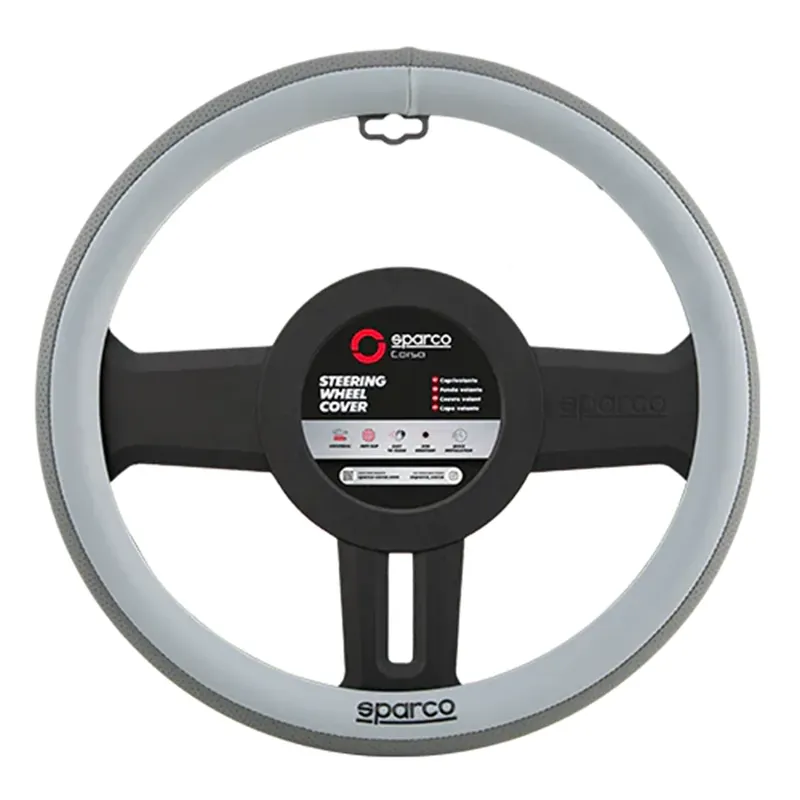 Coprivolante Sparco grigio/blu aspetto originale Ø37,5cm | Acquista oggi