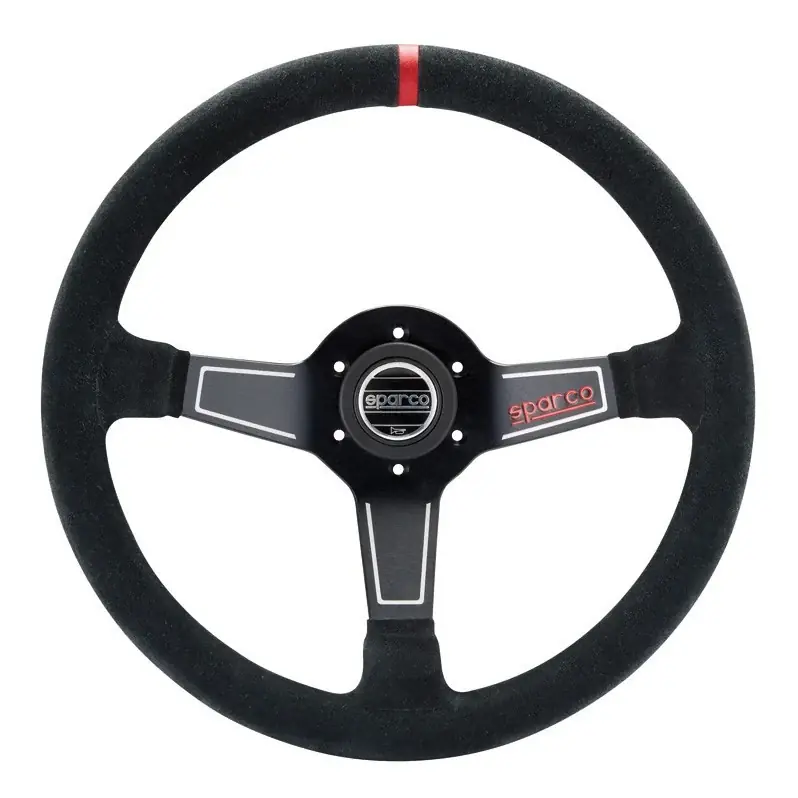 Volante Sparco L575 Pelle Scamosciata Nero - Nuovo lancio