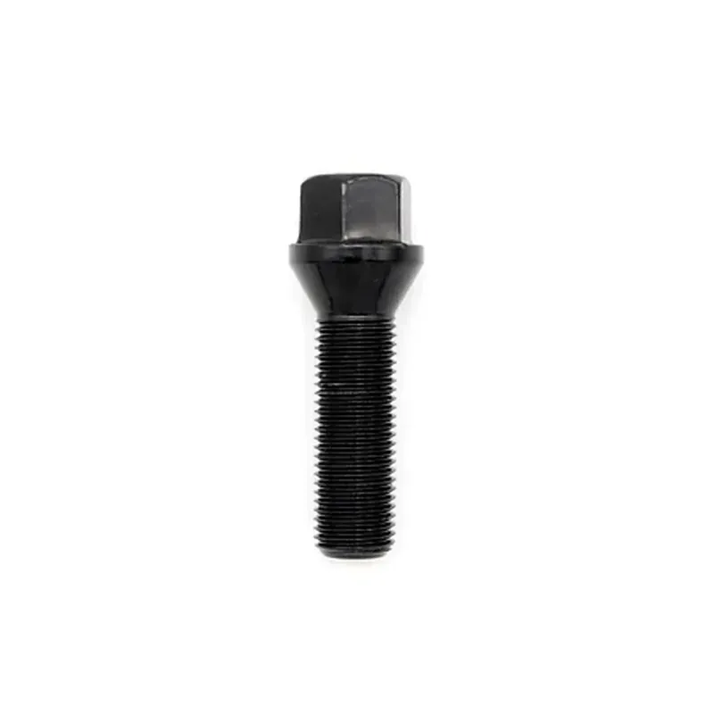 Vite ruota conica 60° RacingLine M14x1,5 lunghezza 37mm nera - Super offerta