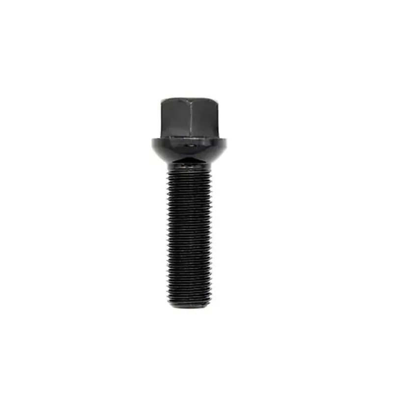 Vite ruota sferica RacingLine M14x1,5 lunghezza 42mm nera - Consegna espressa