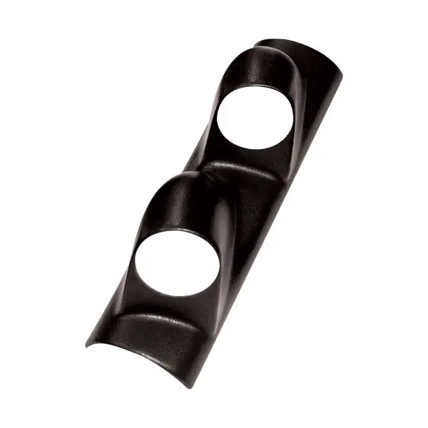 Portastrumento Race & Safety parabrezza 2 manometri nero - Super prezzo