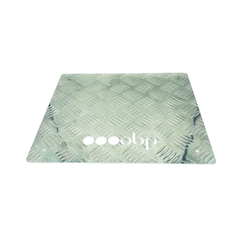 Nuovo arrivo - Poggiapiedi alluminio piatto OBP 312x365x3mm