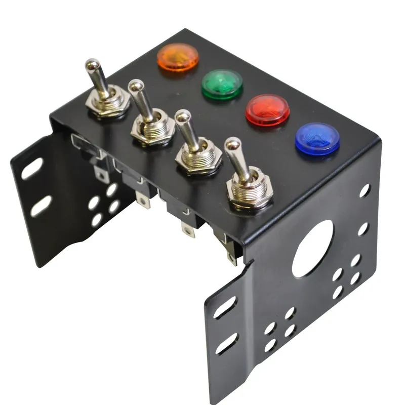 Affrettati - Consolle Centrale 4x Interruttori + 4x Spie Luminose