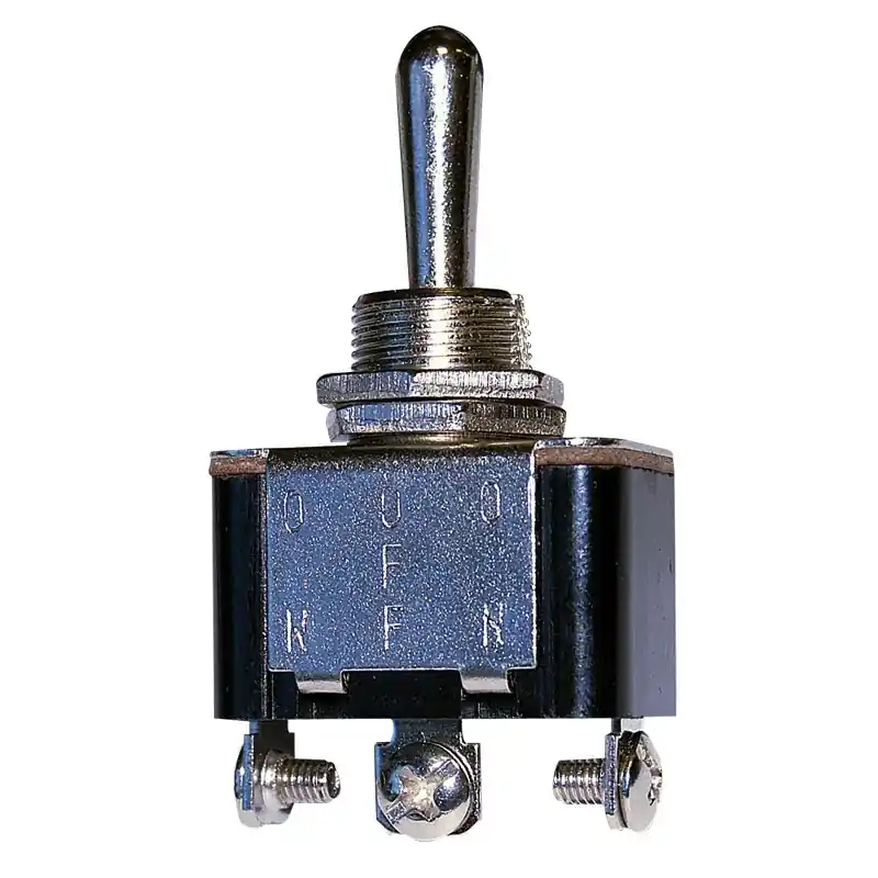 Interruttore ON / OFF / ON Metallo Cromo | Più venduto