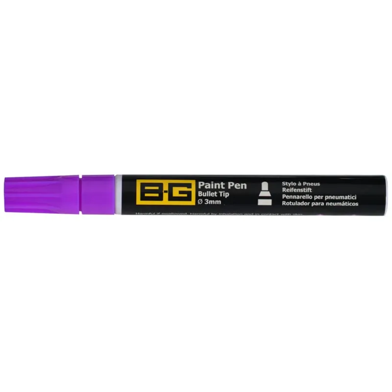 Pennarelli per pneumatici viola BG-Racing diametro 3 mm - 6 mL (unità) | Miglior prezzo
