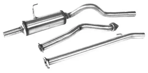 Linea di scarico gruppo N Inox Renault Clio 3 RS | Outlet