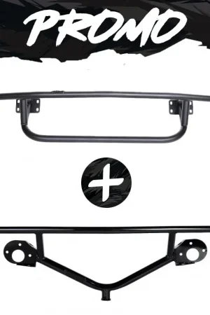 Ordinabile - Kit Crash Bar Anteriore + Posteriore "Light" per BMW E46