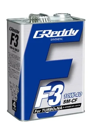 4L Olio Motore GReddy F3 10W40 SM-CF - Super prezzo