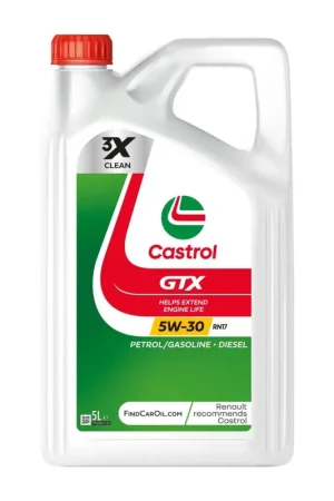 Qualità eccellente | 5L Olio Motore Castrol GTX 5W30 RN17