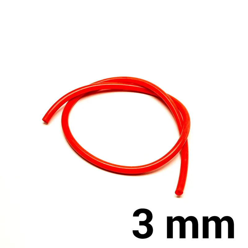 Tubo Depressione Silicone 3 mm - Rosso | Approfitta dell'offerta