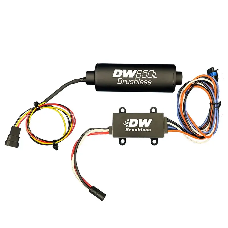 Pompa Benzina Deatschwerks DW650iL 650 L/h E85 con Centralina PWM | Premium