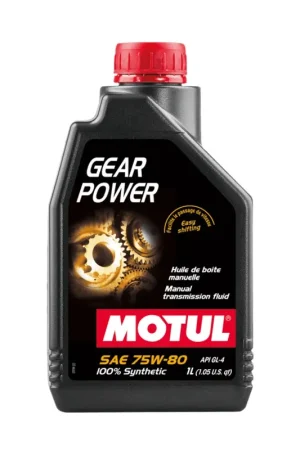 Disponibile | Olio Cambio Manuale Motul Gear Power 75W80 (1L)