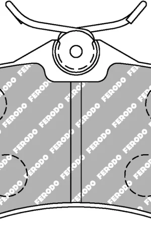 Prezzo produttore - Pastiglie Freno Posteriori Ferodo DS Performance per VW Jetta (91-98)