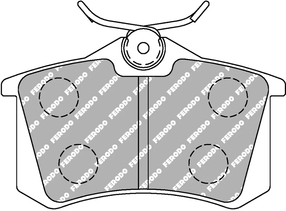 Prezzo produttore - Pastiglie Freno Posteriori Ferodo DS Performance per VW Jetta (91-98)
