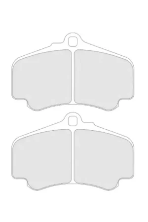 Direttamente dalla fabbrica - Pastiglie Freno Anteriori CL Brakes RC8 per Porsche 911 996 3.6 Carrera S