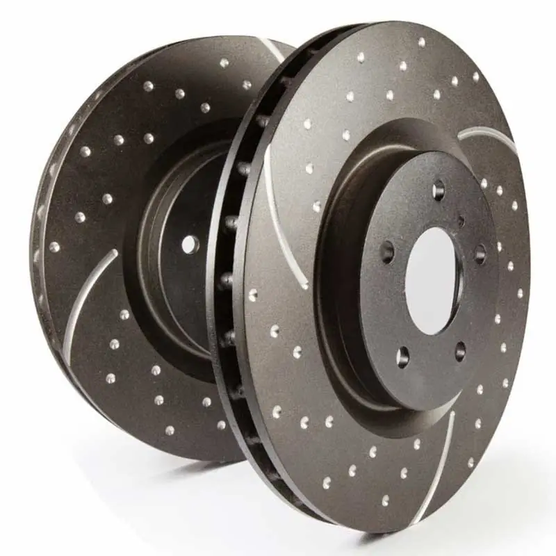 Dischi Freno EBC Turbo Groove GD1280 (Coppia) per Toyota Corolla | Pronto per la spedizione