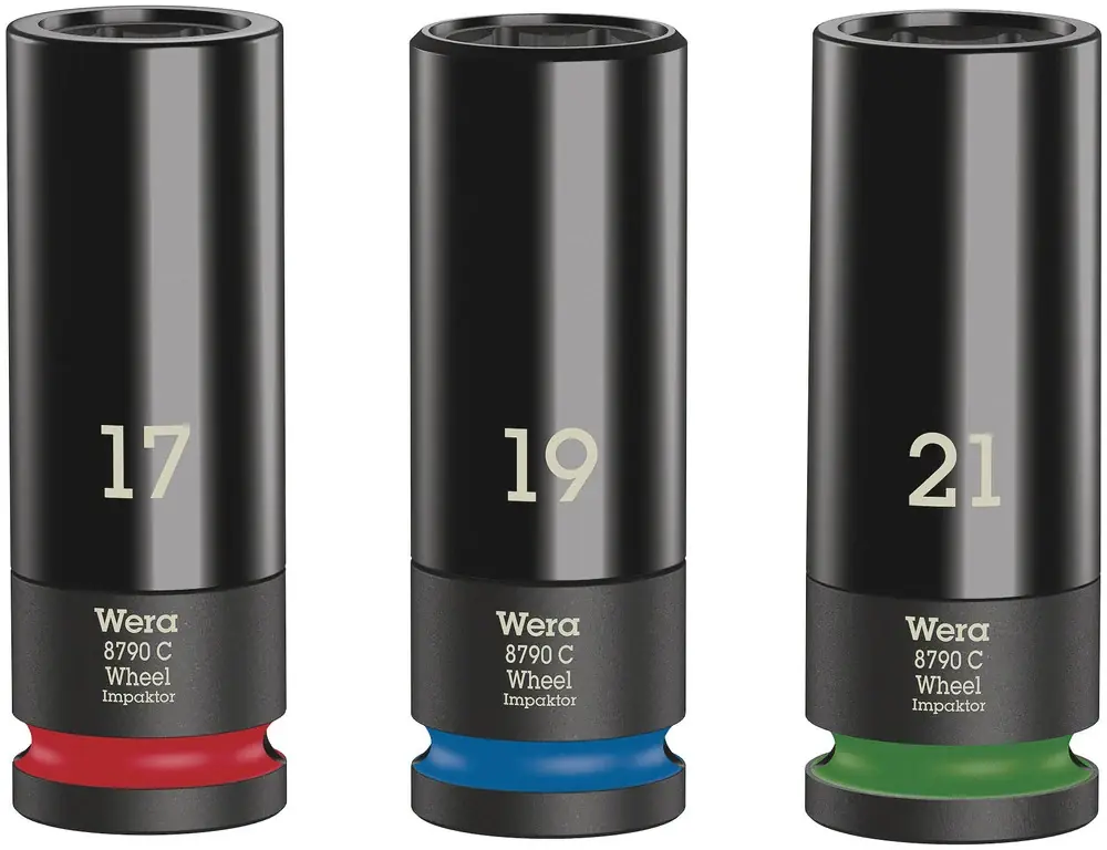 Set di Bussole per Cerchi 1/2" Wera Wheel Impaktor C Set 1 - Spedizione veloce