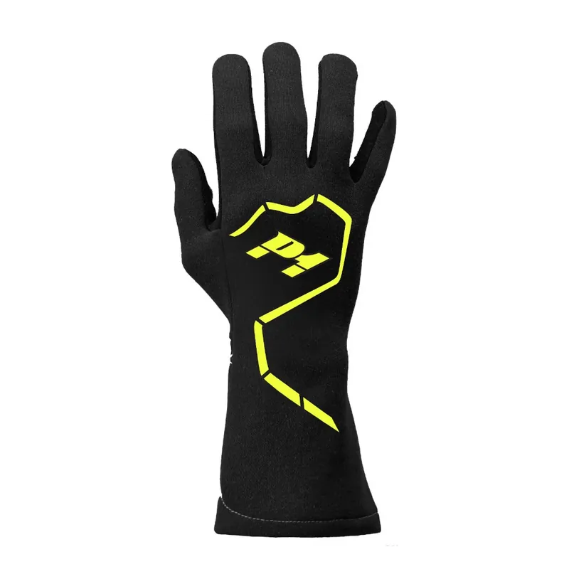 Guanti P1 Fast Nero (FIA 8856-2018) - Pochi pezzi rimasti