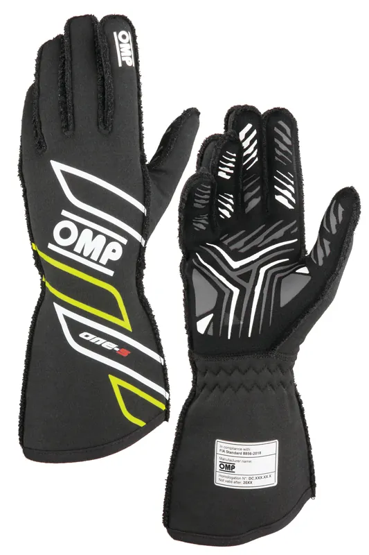 Saldi - Guanti OMP ONE-S Grigio Scuro / Giallo Fluo