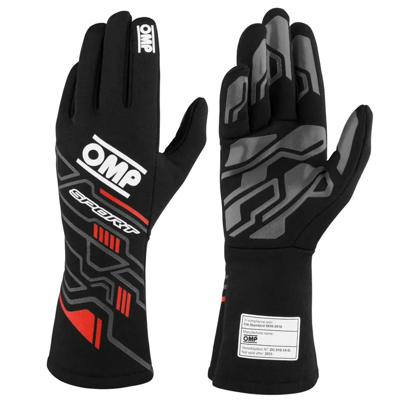 Ultime unità | Guanti OMP Sport Nero / Rosso