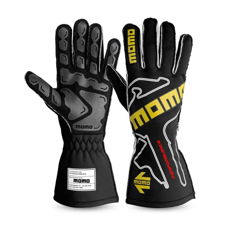 Guanti Momo Performance Nero (FIA) | Appena arrivato