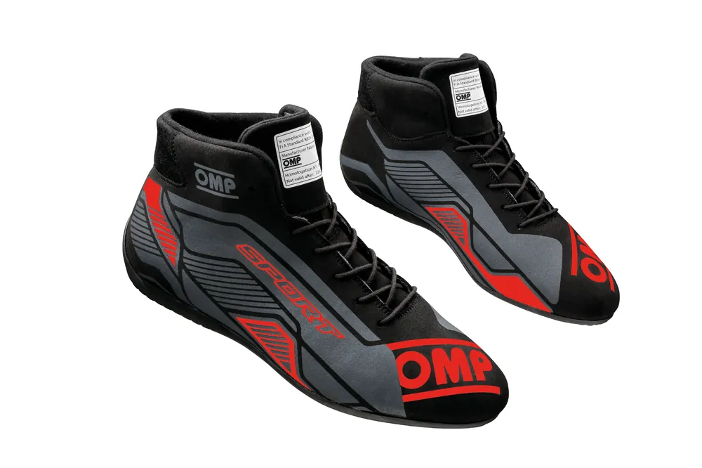 Tra i preferiti - Scarpe OMP Sport - Nero / Rosso (FIA)