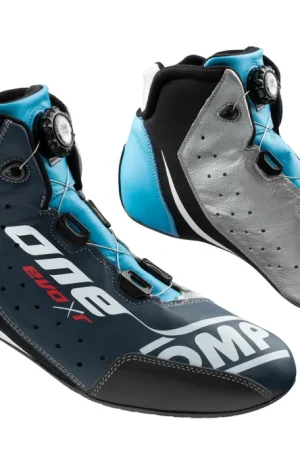 Scarpe OMP ONE EVO R - Blu Marine / Argento / Ciano (FIA) | Prezzo basso