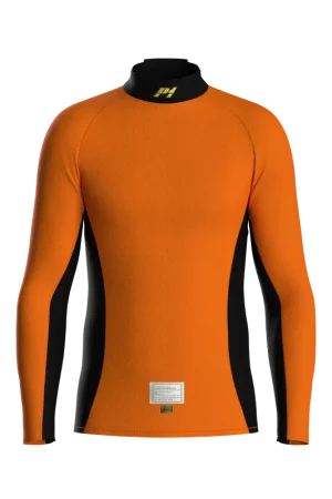 Acquista ora - Maglia Sottotuta P1 X-Flow Slim Fit Arancione Fluo / Nero (FIA 8856-2018)