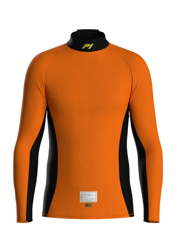 Acquista ora - Maglia Sottotuta P1 X-Flow Slim Fit Arancione Fluo / Nero (FIA 8856-2018)