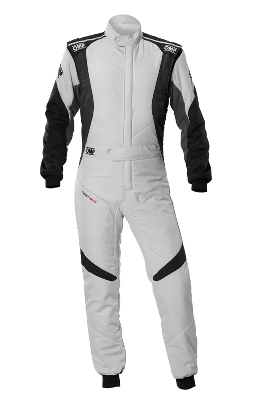 Tuta OMP First EVO Grigio / Nero (FIA 8856-2018) - Affrettati